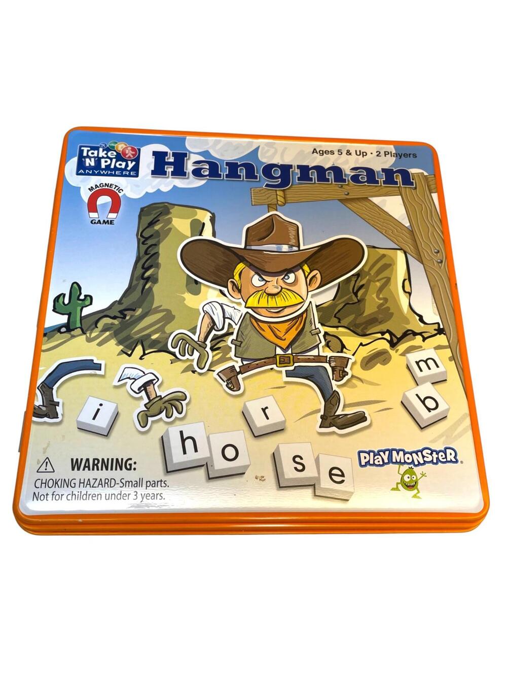 PlayMonster Play Anywhere Hangman Travel Game- New !